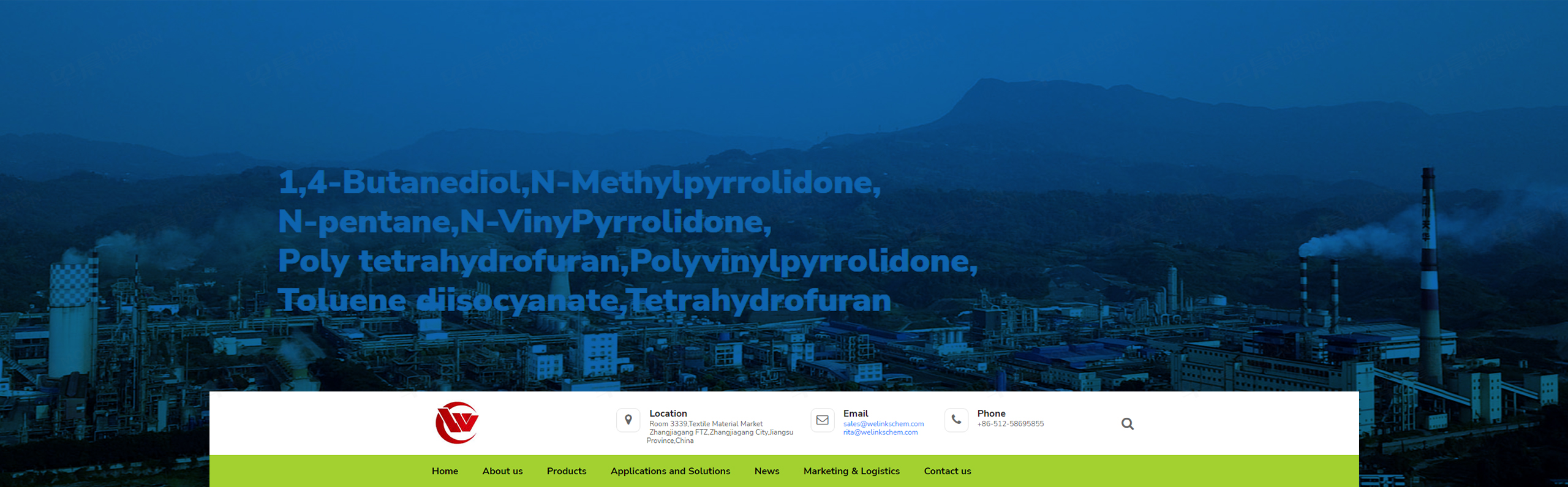 外貿網站設計,外貿獨立站設計,化工網站設計,維尼克斯化工外貿站設計,制作,公司,Welinks