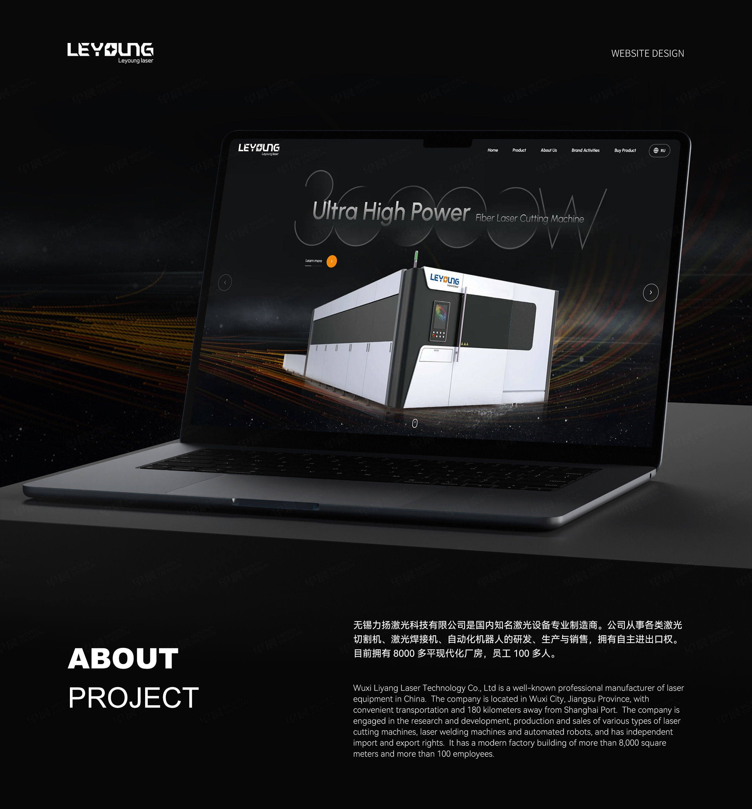 外貿獨立站設計,外貿獨立站制作,無錫力揚激光,切割機,外貿站設計,制作,公司