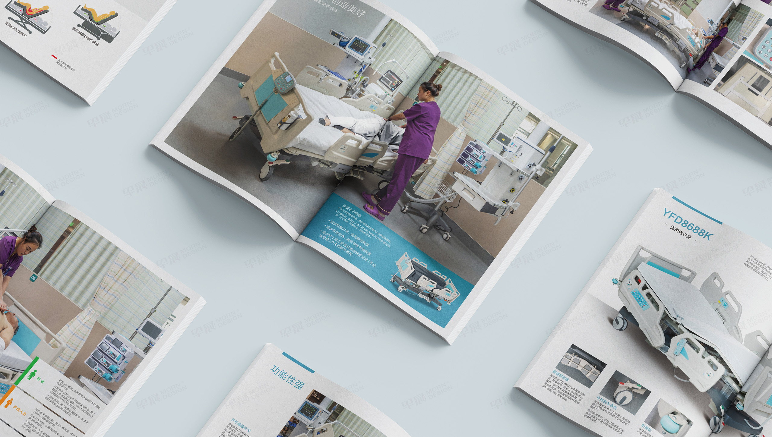 江蘇永發監護床圖冊設計