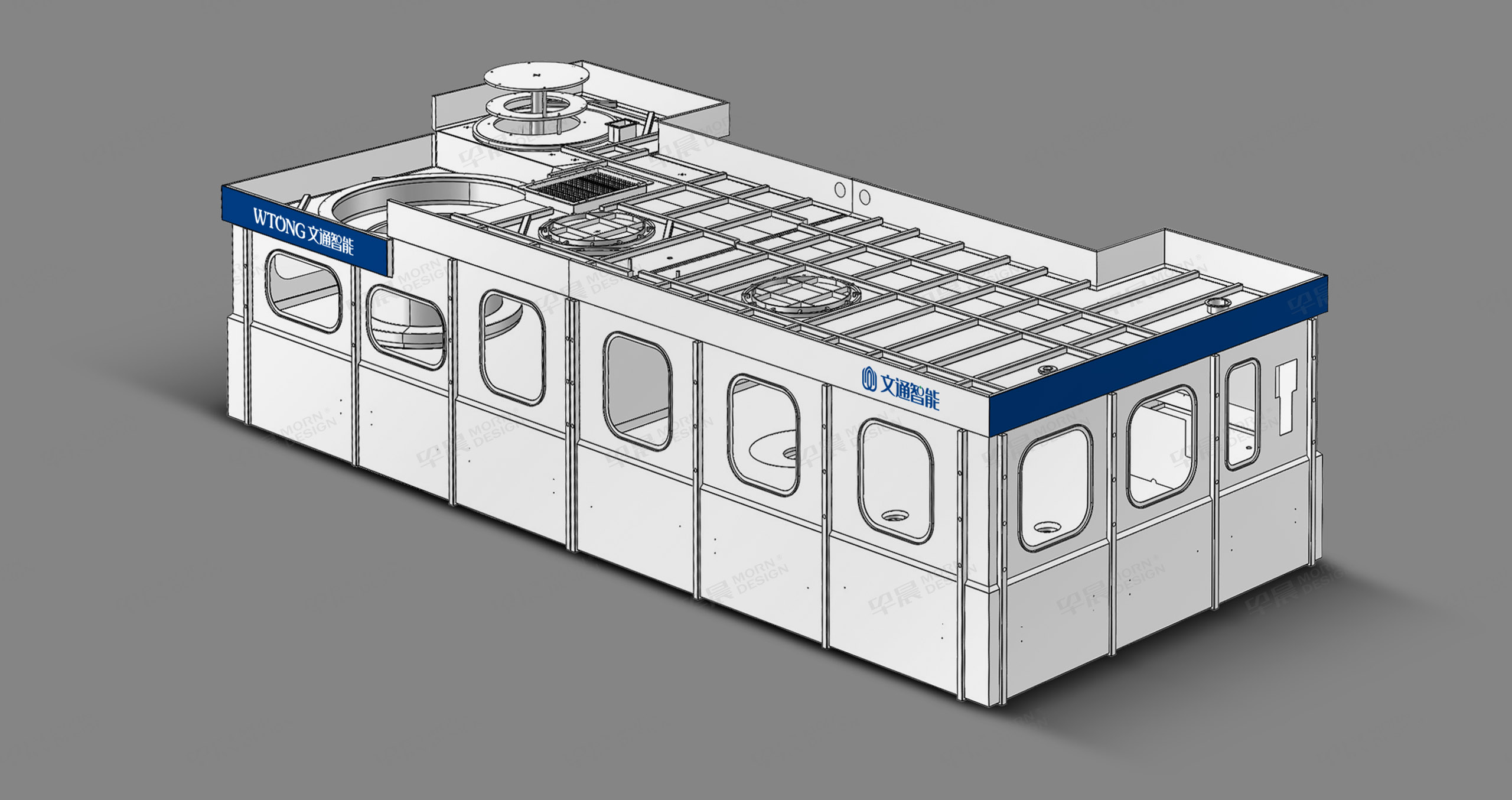機(jī)械外觀設(shè)計(jì),機(jī)械設(shè)備外觀涂裝設(shè)計(jì),文通智能,灌裝機(jī)械,配色設(shè)計(jì),涂裝設(shè)計(jì),公司