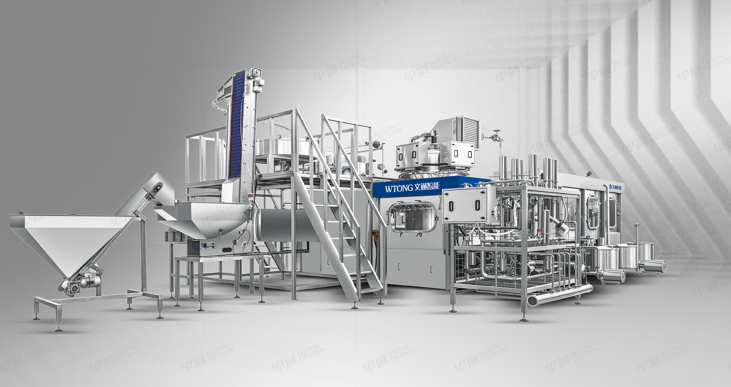 機(jī)械外觀設(shè)計(jì),機(jī)械設(shè)備外觀涂裝設(shè)計(jì),文通智能,灌裝機(jī)械,配色設(shè)計(jì),涂裝設(shè)計(jì),公司