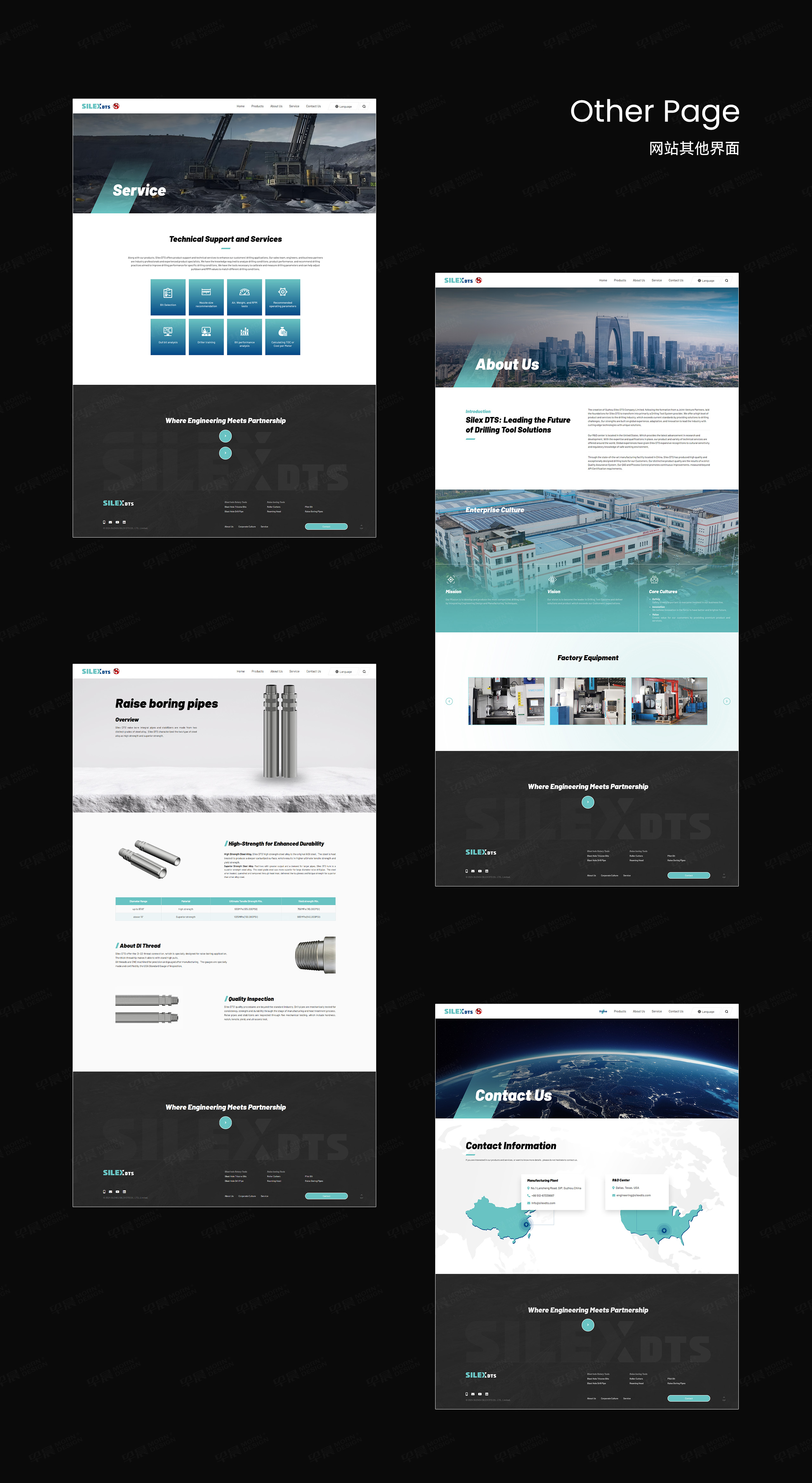 外貿獨立站設計,外貿獨立站搭建,賽萊科斯SILEX礦用鉆具獨立站設計,外貿企業獨立站,公司