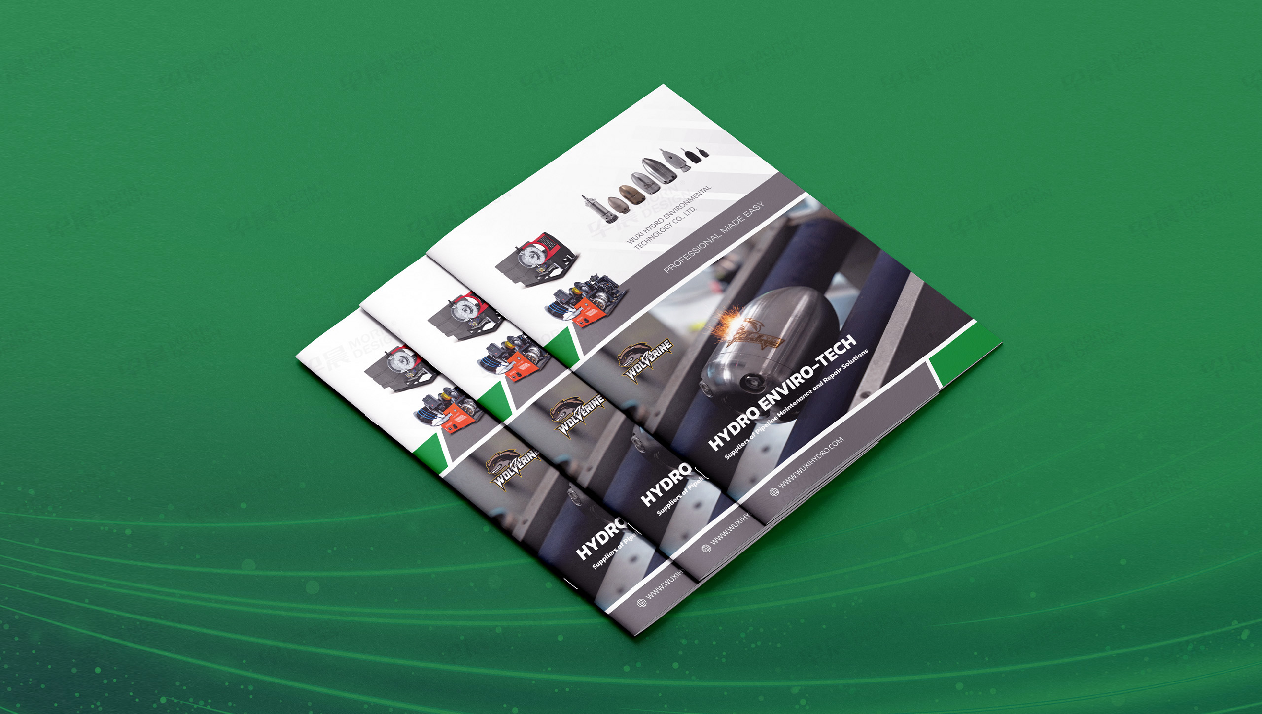宣傳手冊設計,產品冊設計,產品手冊設計,無錫海卓環境技術Wolverine清洗設備產品冊設計,產品宣傳冊設計,制作,公司