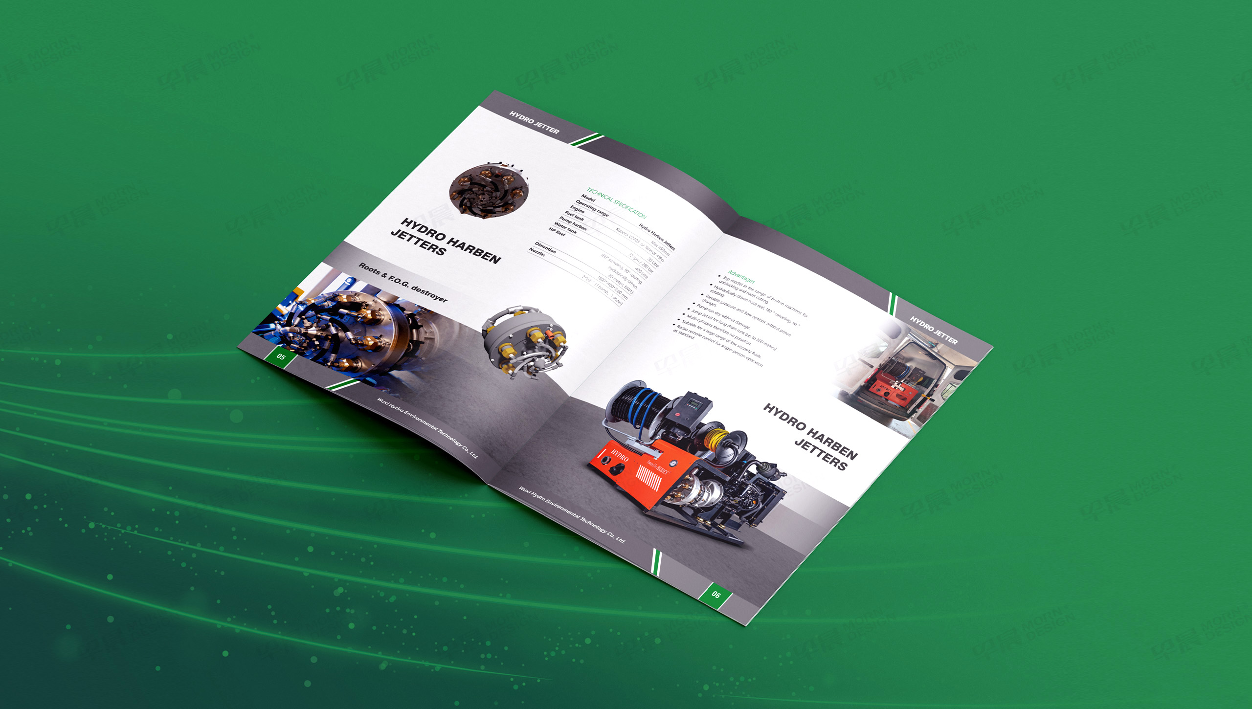 宣傳手冊設計,產品冊設計,產品手冊設計,無錫海卓環境技術Wolverine清洗設備產品冊設計,產品宣傳冊設計,制作,公司