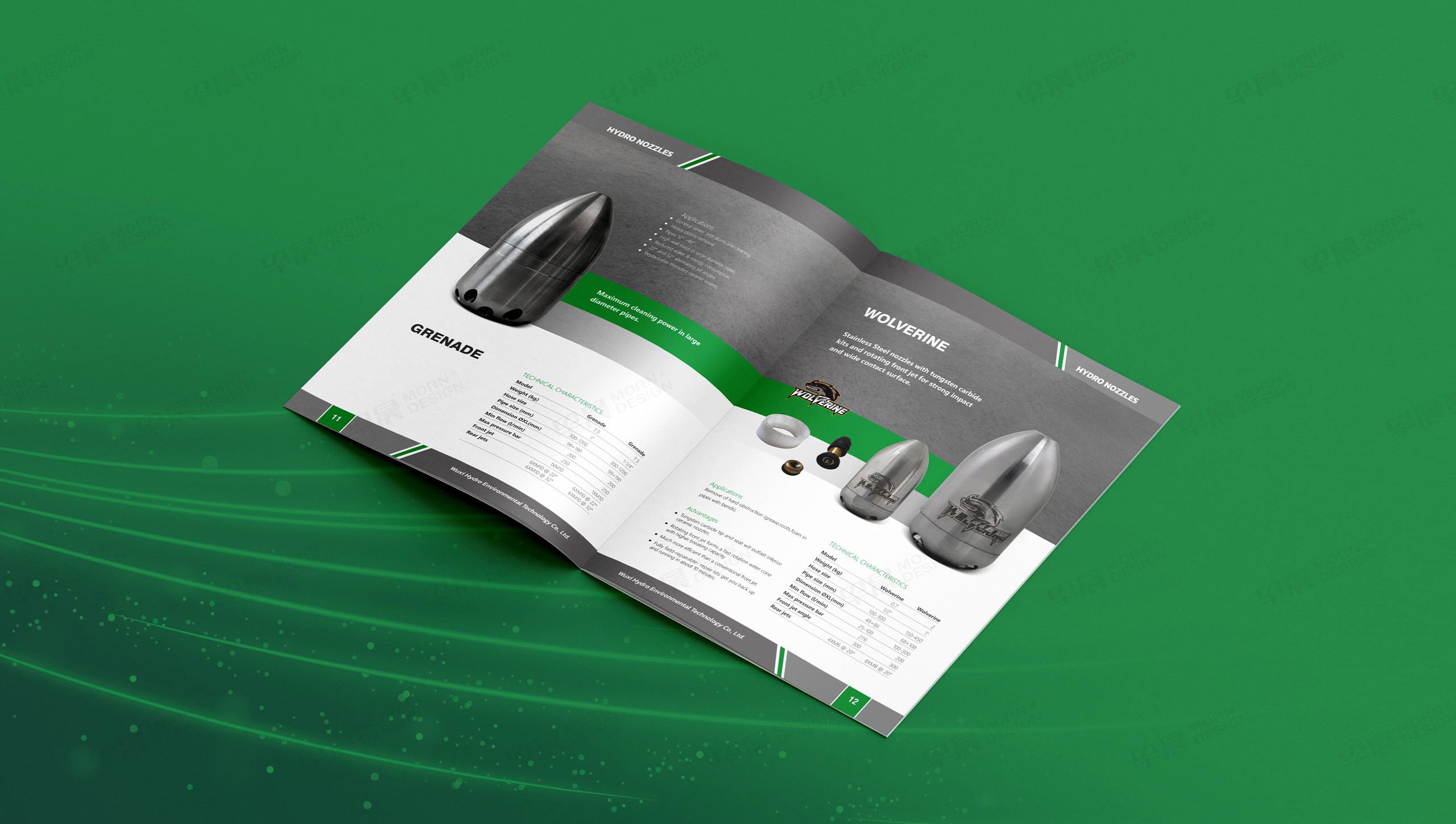 宣傳手冊設計,產品冊設計,產品手冊設計,無錫海卓環境技術Wolverine清洗設備產品冊設計,產品宣傳冊設計,制作,公司