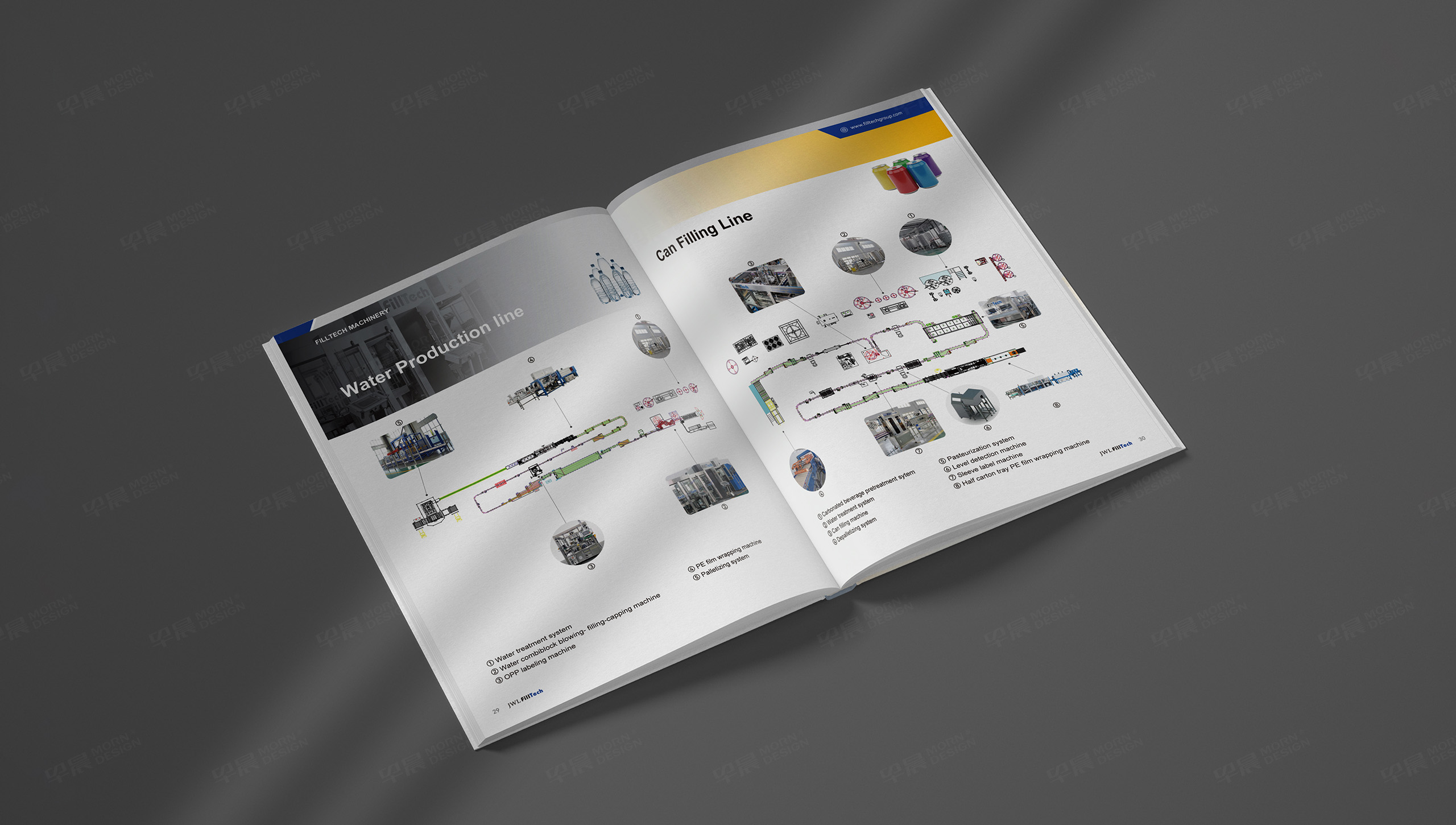 美泰克飲料機械宣傳畫冊設計